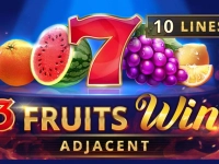 3 Fruits Win: 10 lines